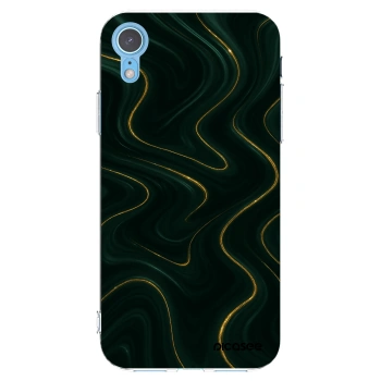 Picasee silikonový průhledný obal pro Apple iPhone XR - Vawes