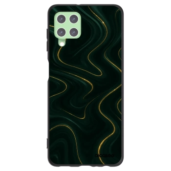Picasee silikonový černý obal pro Samsung Galaxy A22 A225F 4G - Vawes