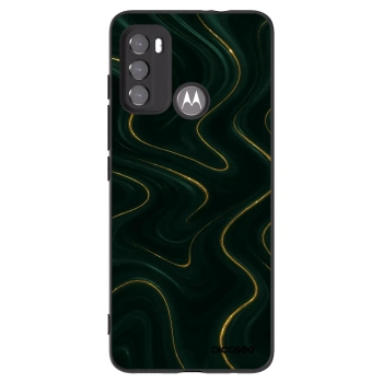 Picasee silikonový černý obal pro Motorola Moto G60 - Vawes