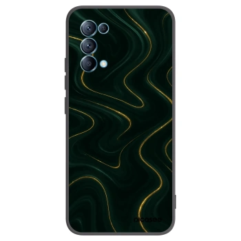 Picasee silikonový černý obal pro OPPO Reno 5 5G - Vawes