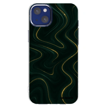 Picasee silikonový průhledný obal pro Apple iPhone 14 Plus - Vawes
