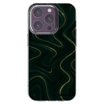 Picasee silikonový průhledný obal pro Apple iPhone 14 Pro - Vawes