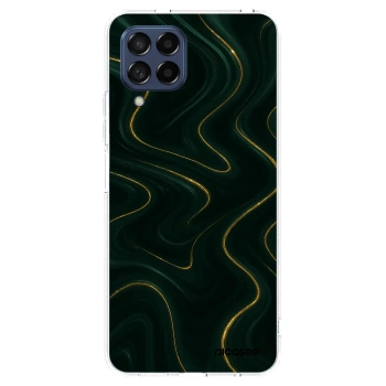 Picasee silikonový průhledný obal pro Samsung Galaxy M53 5G - Vawes