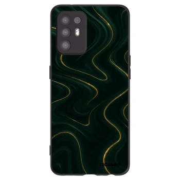 Picasee silikonový černý obal pro OPPO A94 5G - Vawes