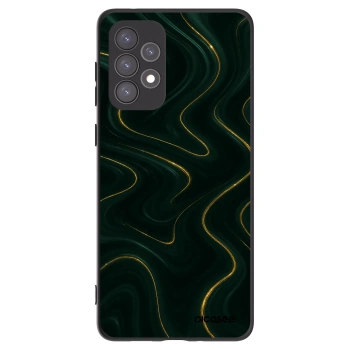 Picasee silikonový černý obal pro Samsung Galaxy A73 5G - Vawes