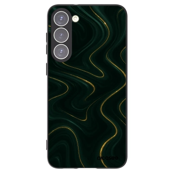 Picasee silikonový černý obal pro Samsung Galaxy S23+ 5G - Vawes