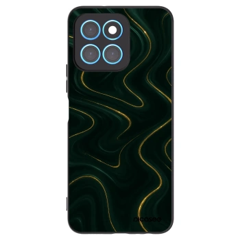 Picasee silikonový černý obal pro Honor X8 5G - Vawes