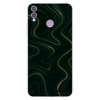 Picasee silikonový průhledný obal pro Honor 8X - Vawes