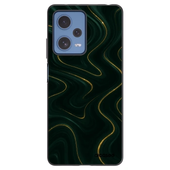 Picasee silikonový černý obal pro Xiaomi Redmi Note 12 Pro 5G - Vawes