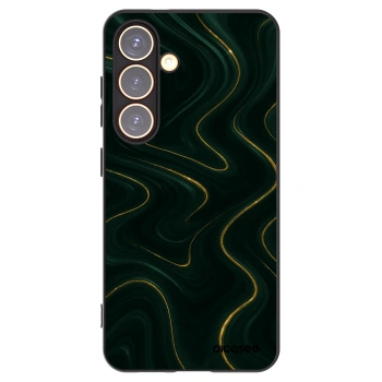 Picasee silikonový černý obal pro Samsung Galaxy S24 S921B 5G - Vawes