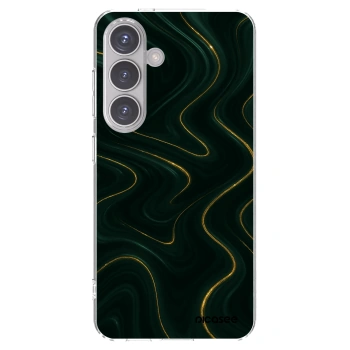Picasee silikonový průhledný obal pro Samsung Galaxy S24 S921B 5G - Vawes