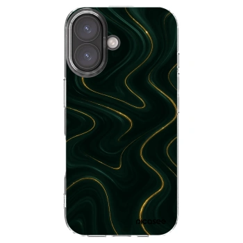 Picasee silikonový průhledný obal pro Apple iPhone 16 - Vawes