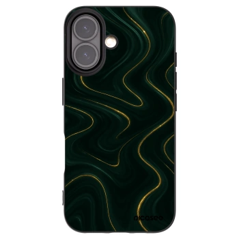 Picasee silikonový černý obal pro Apple iPhone 16 - Vawes