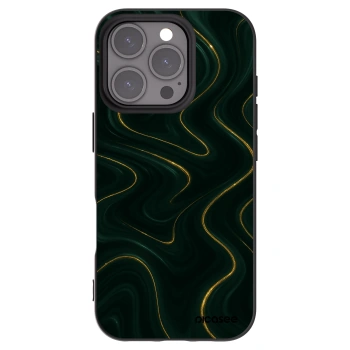 Picasee silikonový černý obal pro Apple iPhone 16 Pro - Vawes