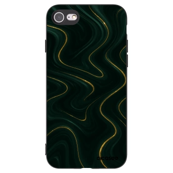 Picasee silikonový černý obal pro Apple iPhone 8 - Vawes