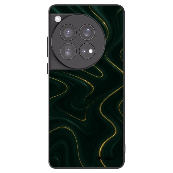 Picasee silikonový černý obal pro OnePlus 12 5G - Vawes