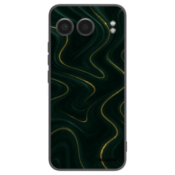 Picasee silikonový černý obal pro OnePlus Nord 4 - Vawes