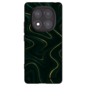 Picasee silikonový černý obal pro Xiaomi Redmi Note 14 Pro 5G - Vawes