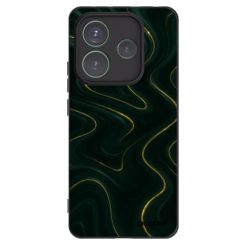 Picasee silikonový černý obal pro Xiaomi Redmi Note 14 5G - Vawes