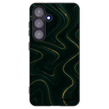 Picasee silikonový černý obal pro Samsung Galaxy S25 5G - Vawes
