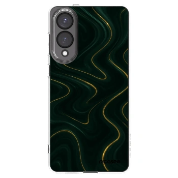 Picasee silikonový průhledný obal pro Samsung Galaxy S25 Edge 5G - Vawes