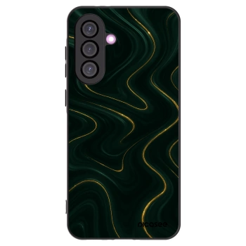 Picasee silikonový černý obal pro Samsung Galaxy A36 5G - Vawes