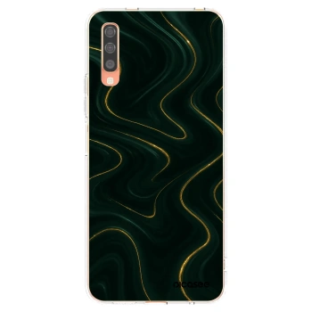 Picasee silikonový průhledný obal pro Samsung Galaxy A70 A705F - Vawes