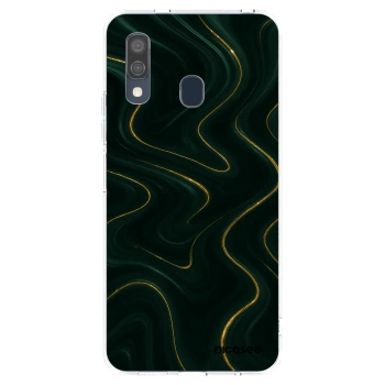 Picasee silikonový průhledný obal pro Samsung Galaxy A40 A405F - Vawes