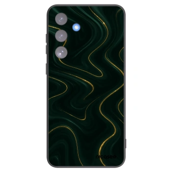 Picasee silikonový černý obal pro Samsung Galaxy S25 FE 5G - Vawes