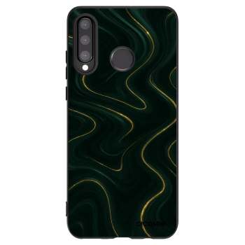 Picasee silikonový černý obal pro Huawei P30 Lite - Vawes