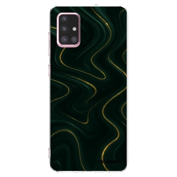 Picasee silikonový průhledný obal pro Samsung Galaxy A71 A715F - Vawes