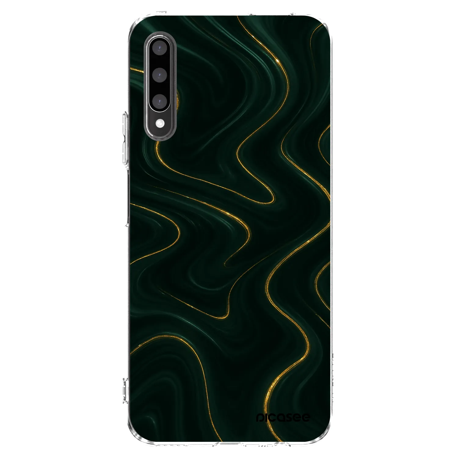 Picasee silikonový průhledný obal pro Honor 9X Pro - Vawes