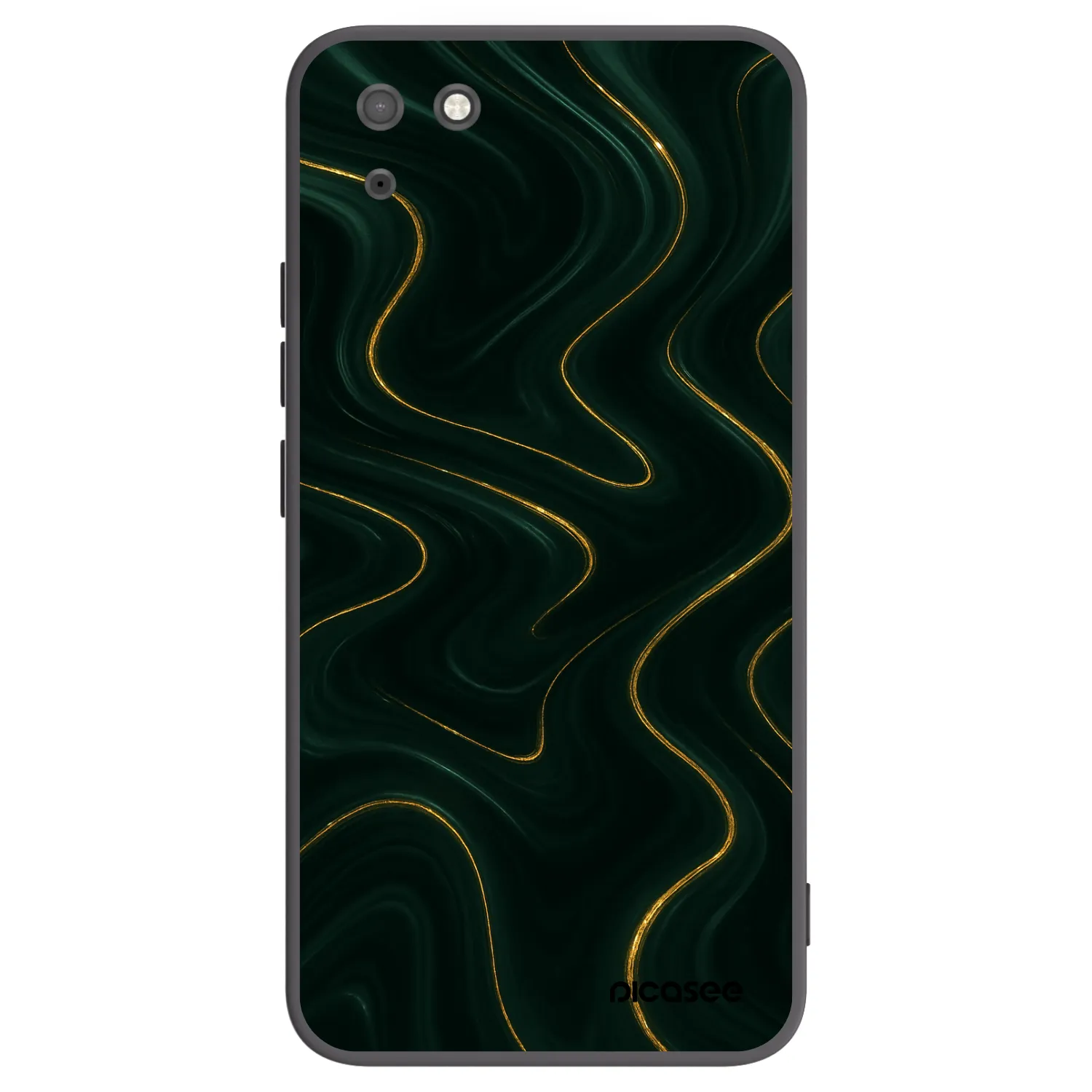 Picasee silikonový černý obal pro Huawei Y5P - Vawes