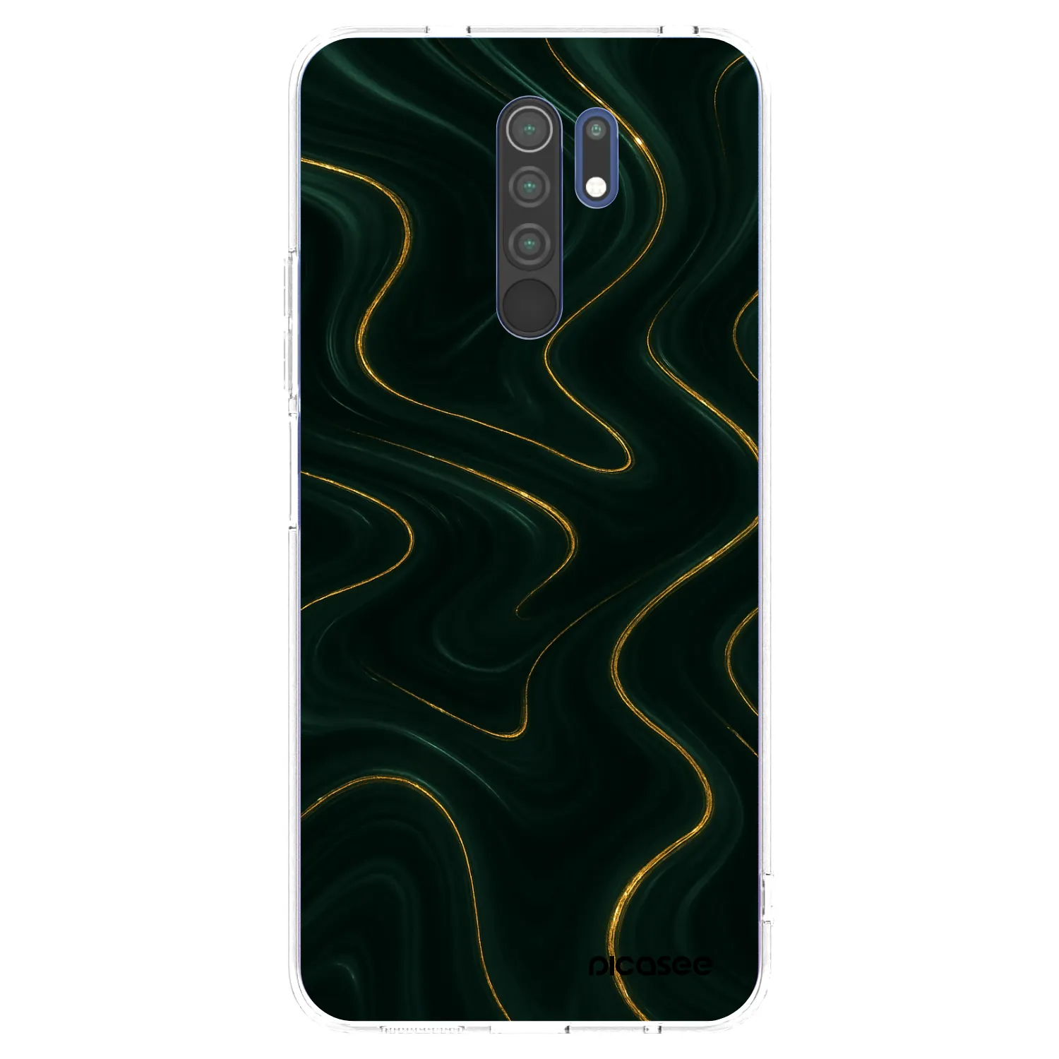 Picasee silikonový průhledný obal pro Xiaomi Redmi 9 - Vawes