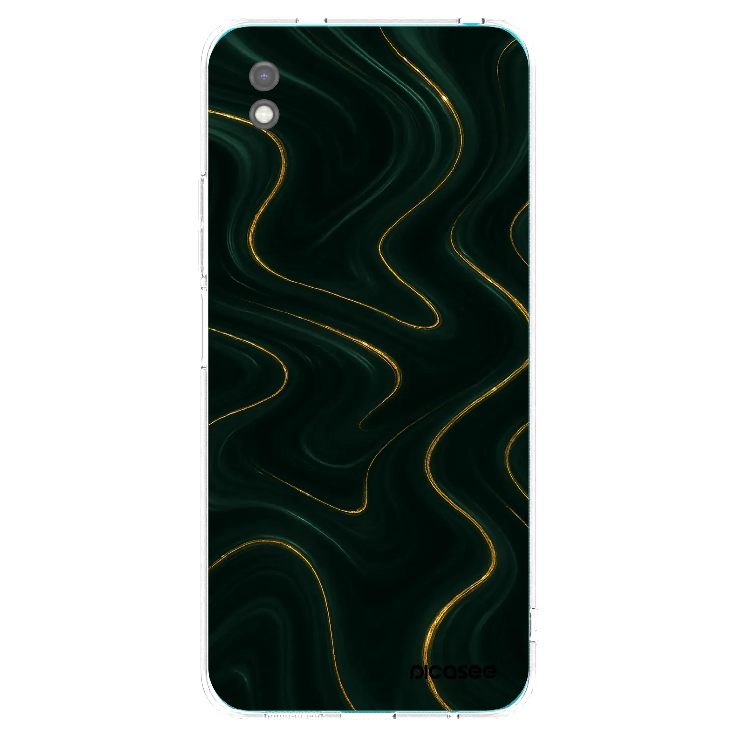 Picasee silikonový černý obal pro Xiaomi Redmi 9A - Vawes
