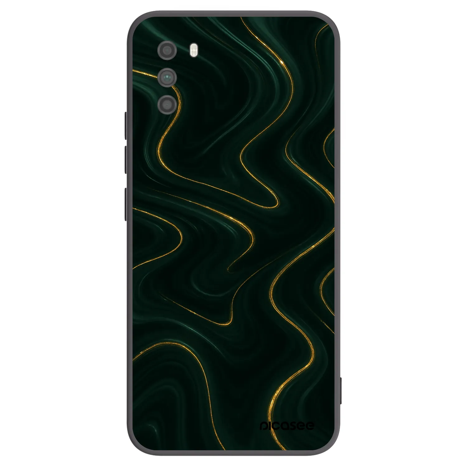 Picasee silikonový černý obal pro Xiaomi Poco M3 - Vawes