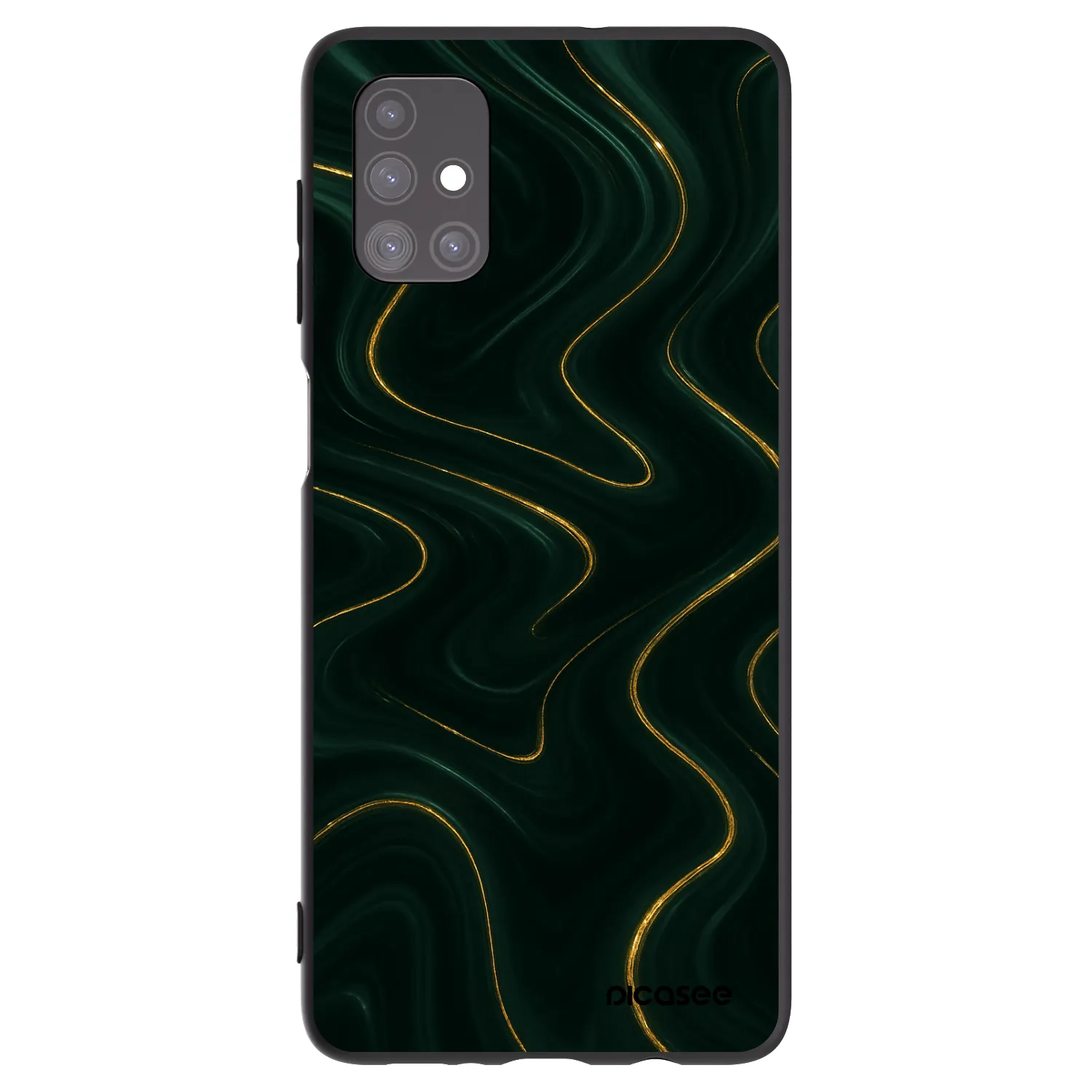 Picasee silikonový černý obal pro Samsung Galaxy M51 M515F - Vawes