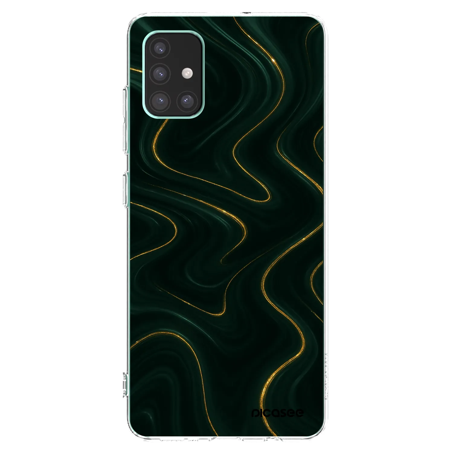 Picasee silikonový průhledný obal pro Samsung Galaxy M51 M515F - Vawes