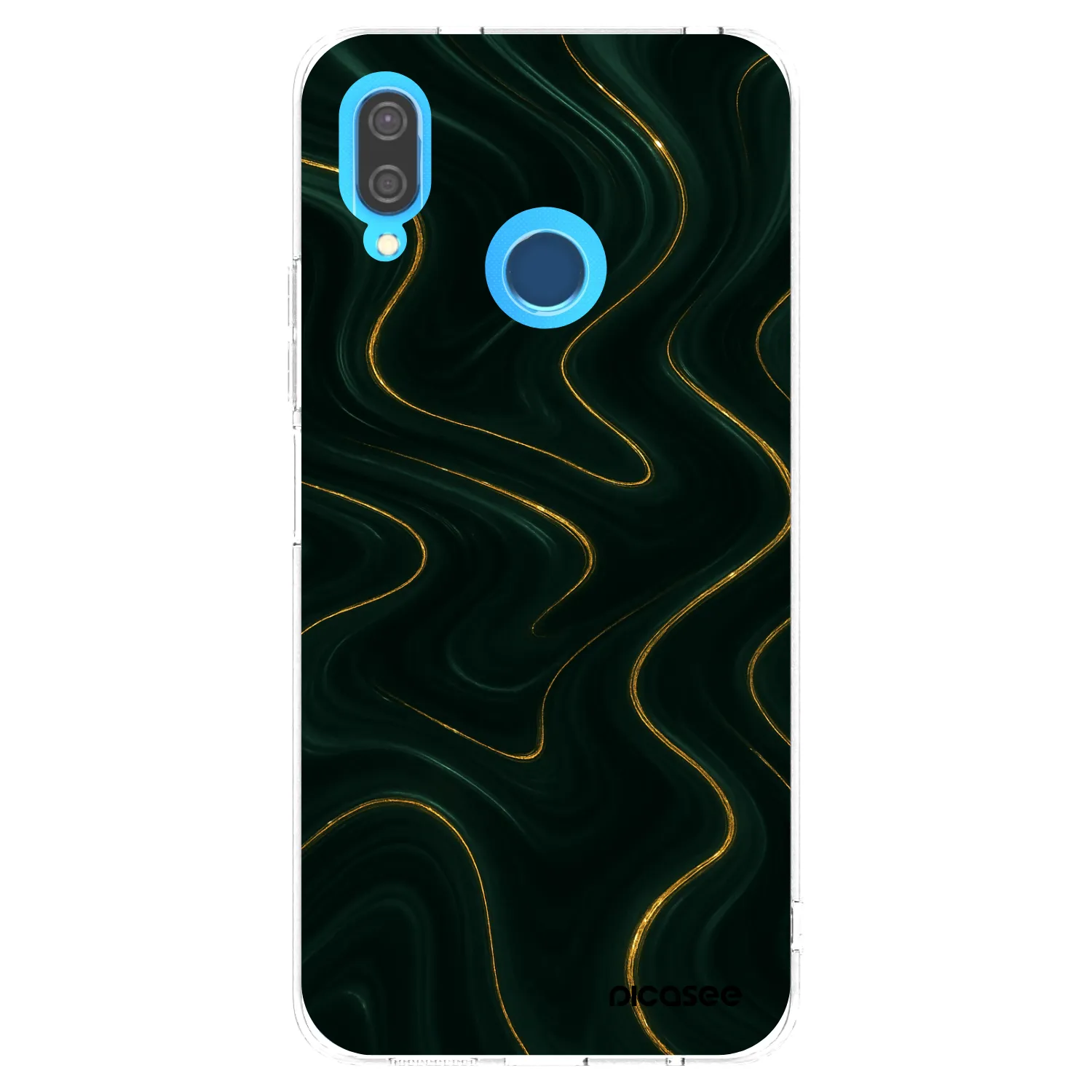 Picasee silikonový průhledný obal pro Huawei P20 Lite - Vawes