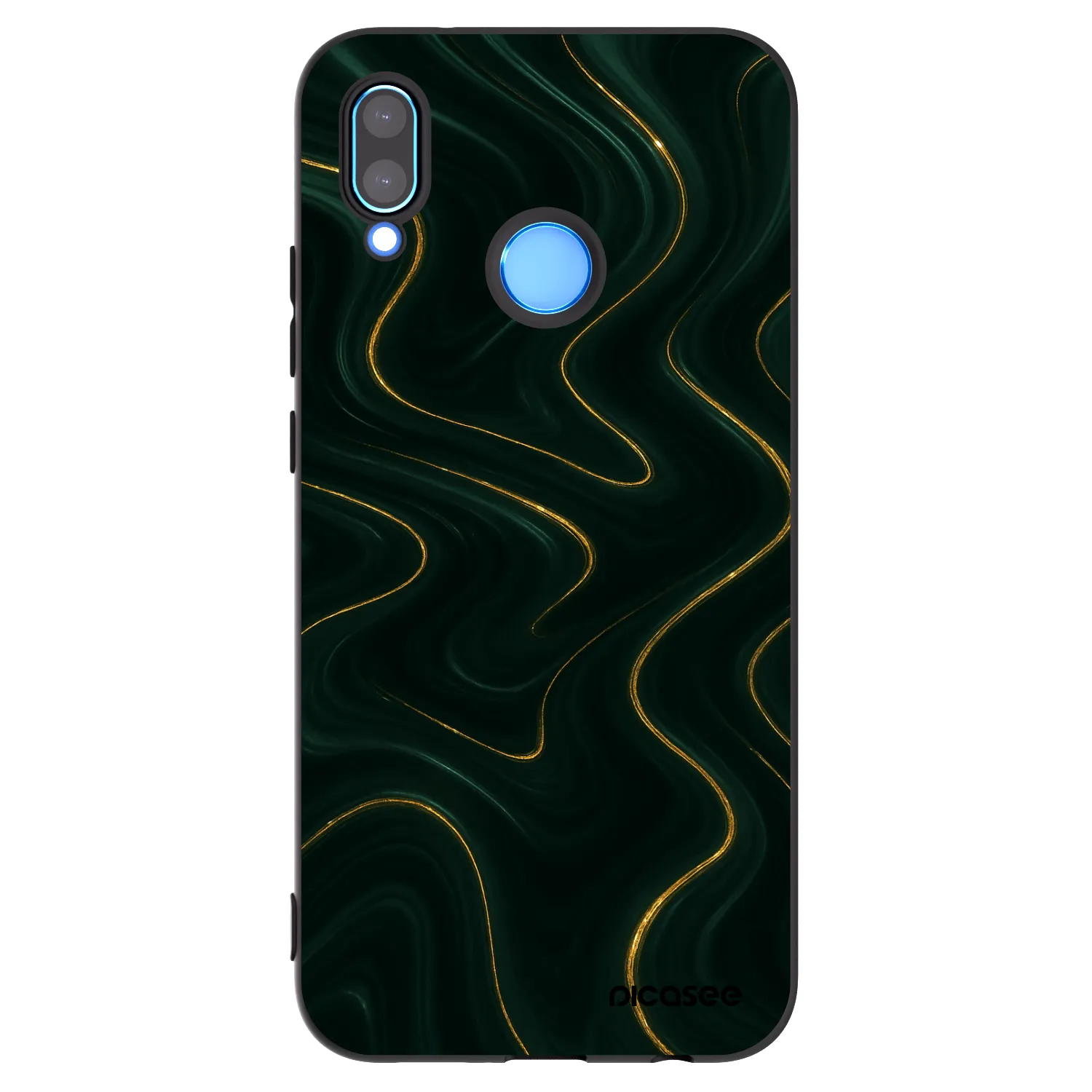 Picasee silikonový černý obal pro Huawei P20 Lite - Vawes