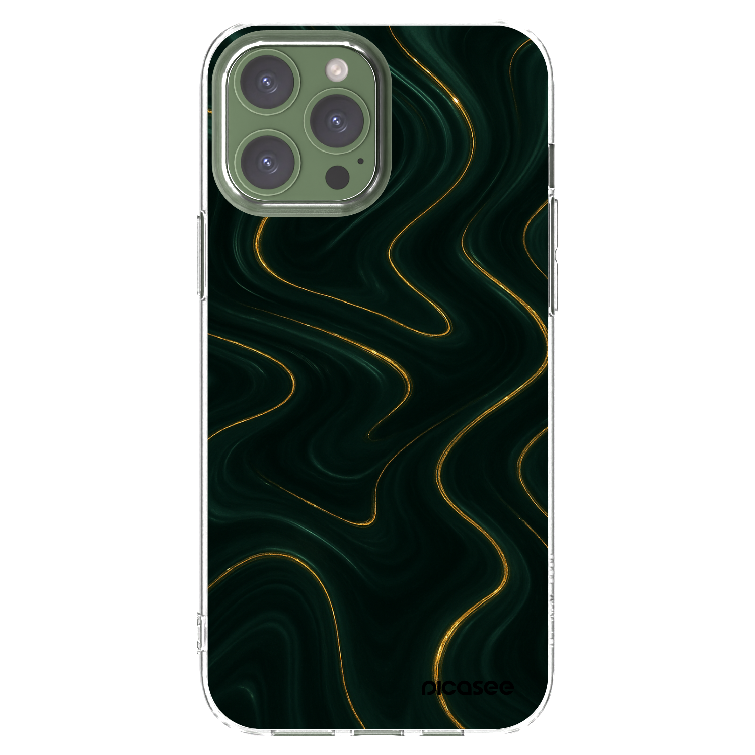 Picasee silikonový průhledný obal pro Apple iPhone 13 Pro Max - Vawes