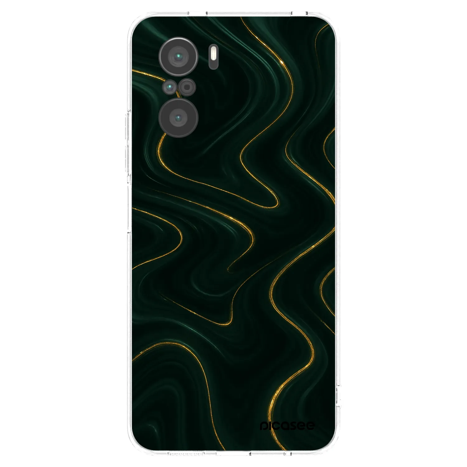 Picasee silikonový průhledný obal pro Xiaomi Poco F3 - Vawes