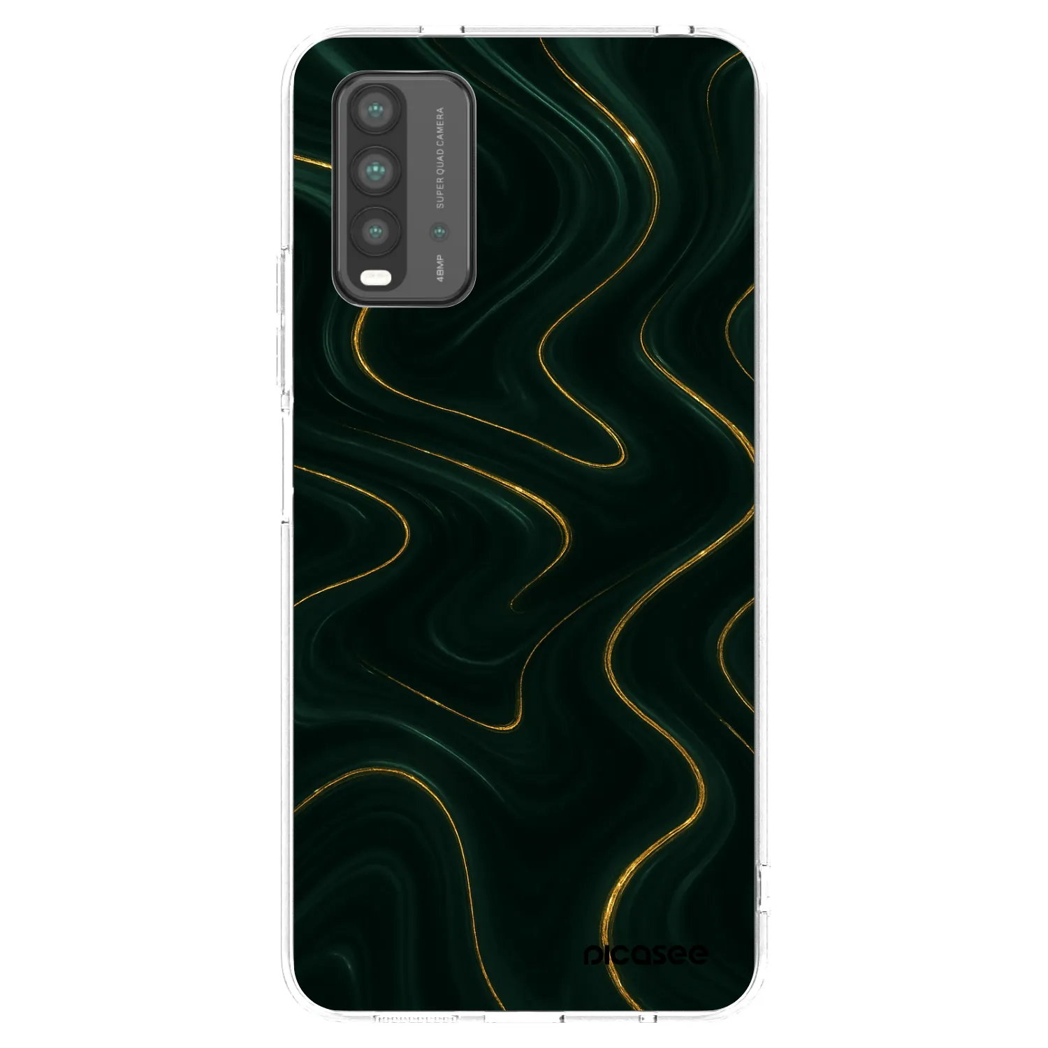 Picasee silikonový průhledný obal pro Xiaomi Redmi 9T - Vawes