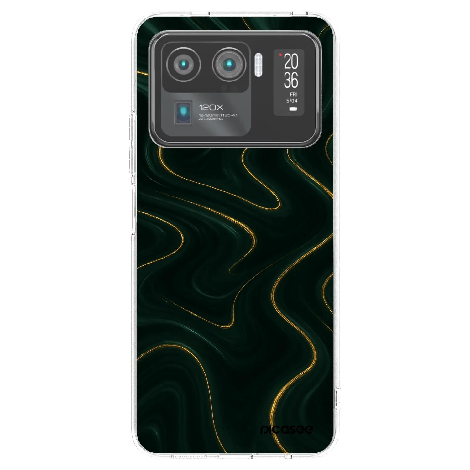 Picasee silikonový průhledný obal pro Xiaomi Mi 11 Ultra - Vawes