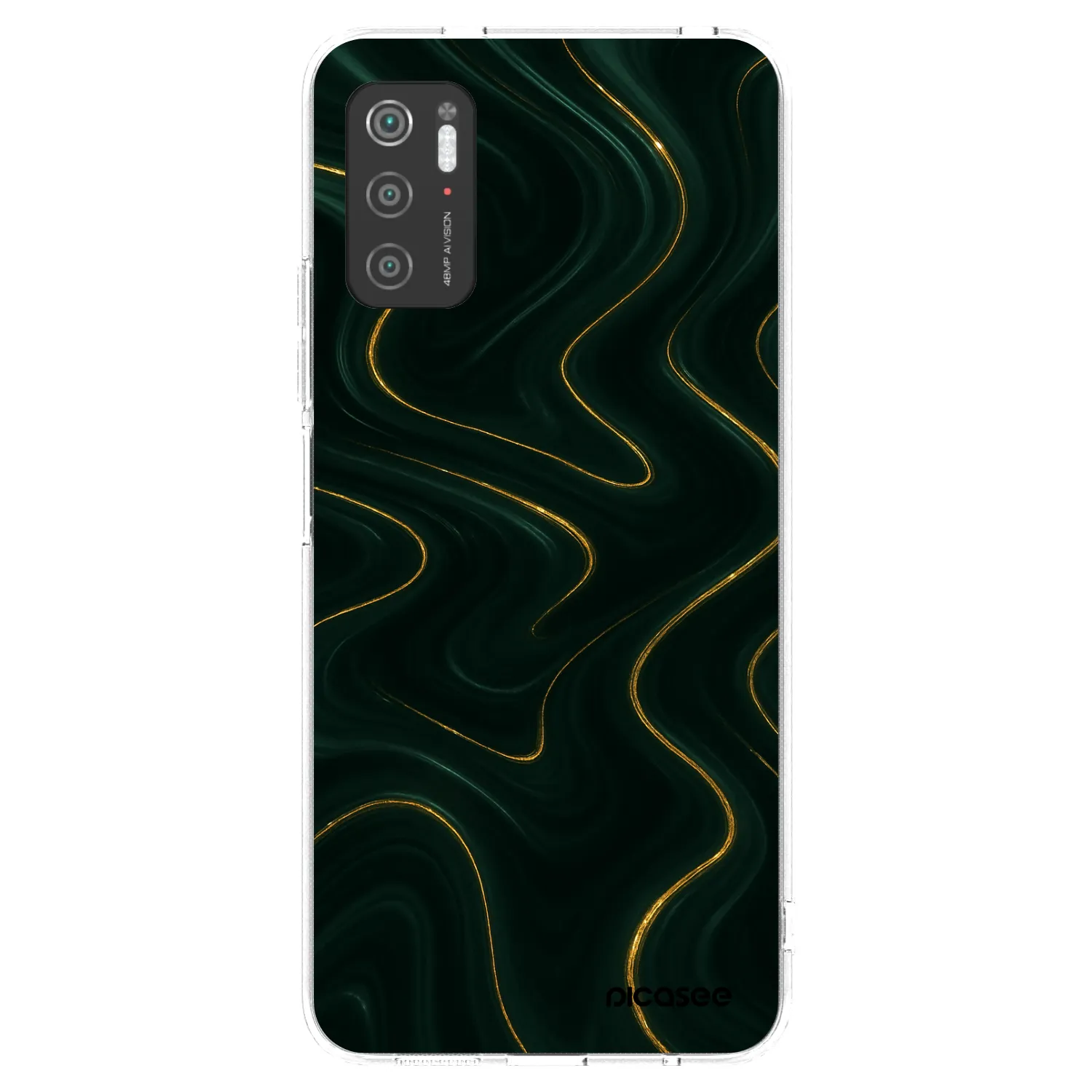 Picasee silikonový průhledný obal pro Xiaomi Poco M3 Pro 5G - Vawes