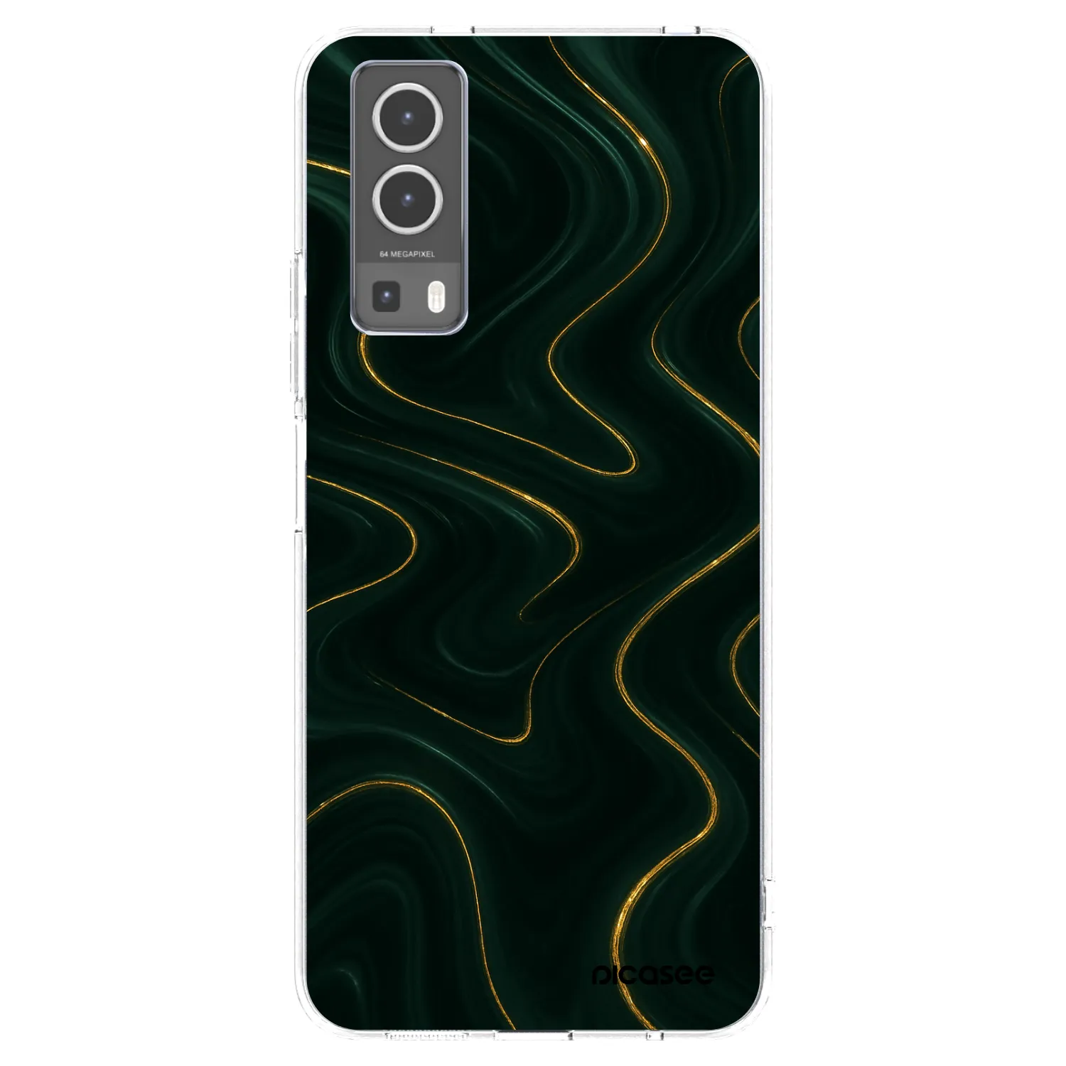 Picasee silikonový průhledný obal pro Vivo Y72 5G - Vawes