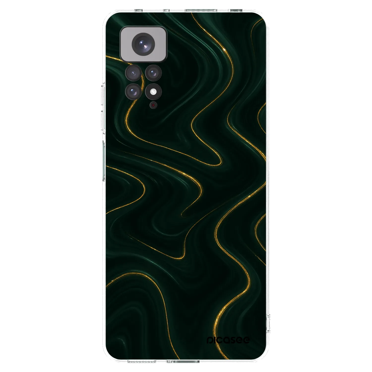 Picasee silikonový průhledný obal pro Xiaomi Redmi Note 11 - Vawes