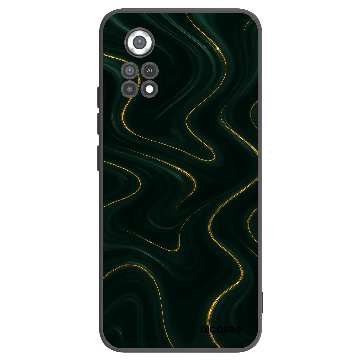 Picasee silikonový černý obal pro Xiaomi Poco X4 Pro 5G - Vawes
