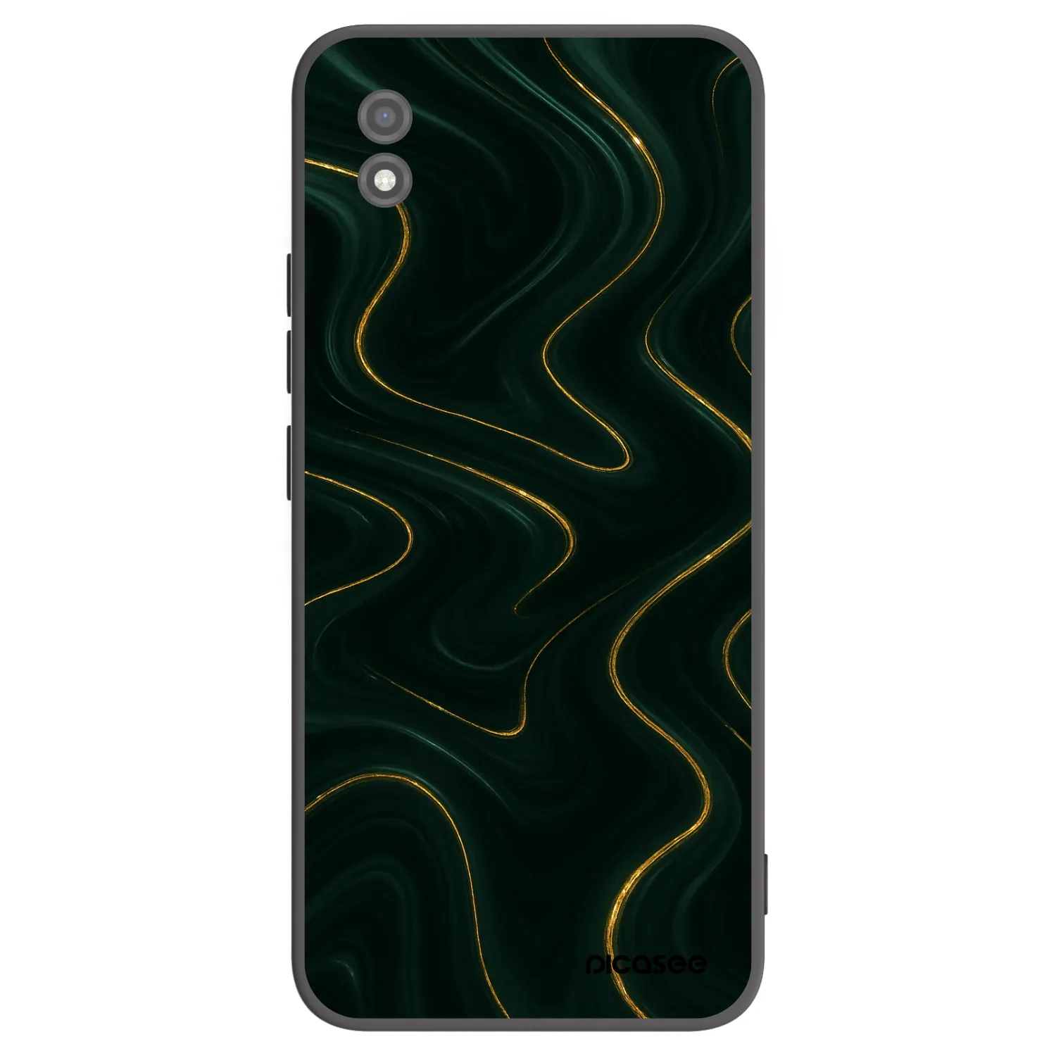 Picasee silikonový černý obal pro Realme C11 (2021) - Vawes