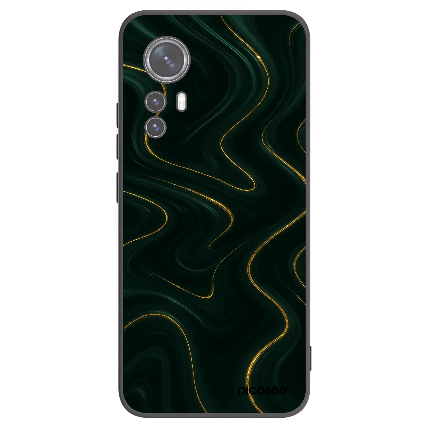 Picasee silikonový černý obal pro Xiaomi 12 - Vawes